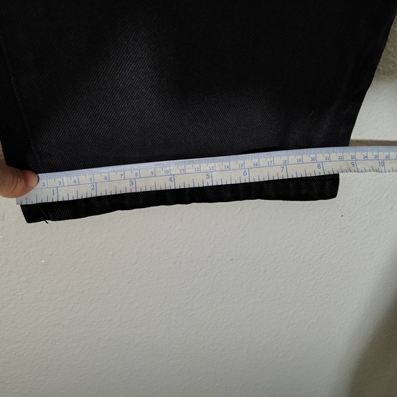 Cotton On Women's Midnight Black Curve Baggy Straight Leg Jeans Sz 12 High Rise - Picture 14 of 14